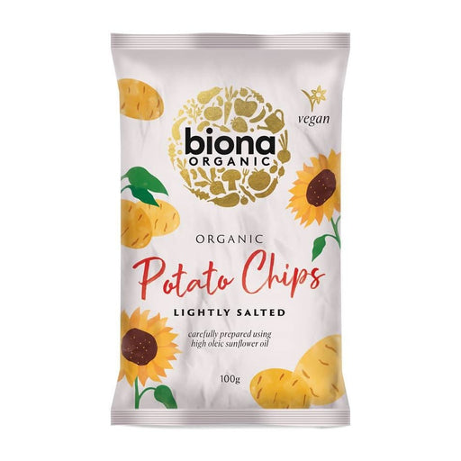 Biona Organic Lightly Salted Potato Chips 100g