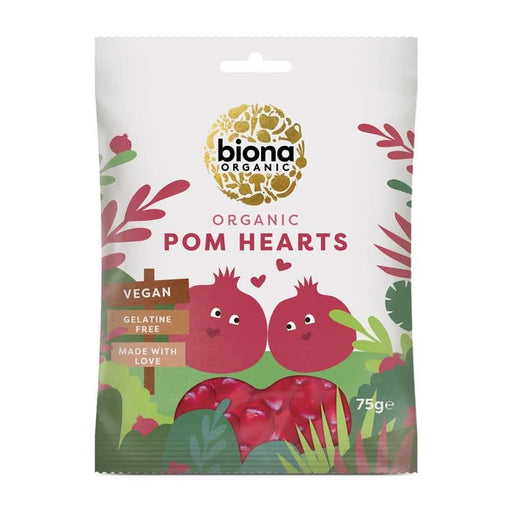 Biona Organic Pomegranate Hearts 75g
