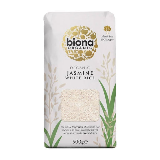 Biona Organic White Jasmine Rice 500g