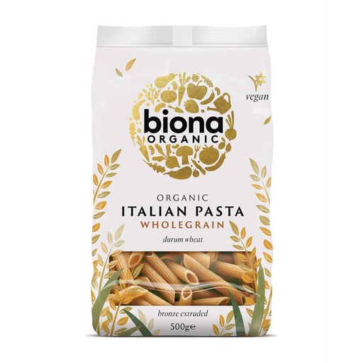 Biona Organic Wholewheat Penne 500g