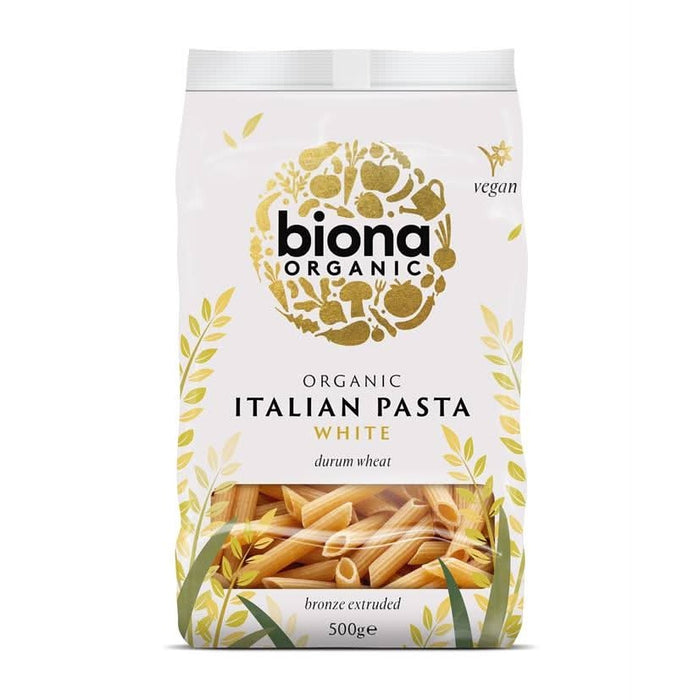 Biona Organic White Wheat Penne 500g