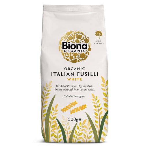 Biona Organic White Wheat Fusilli 500g
