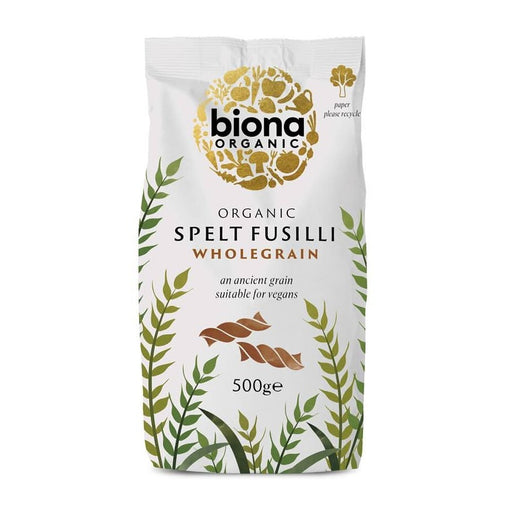 Biona Organic Wholemeal Spelt Fusilli 500g