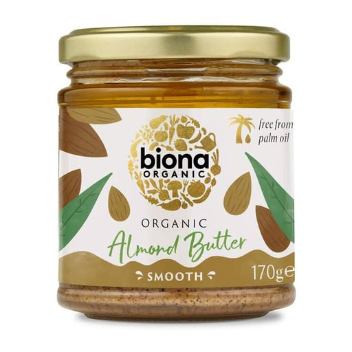 Biona Organic Almond Butter Smooth 170g