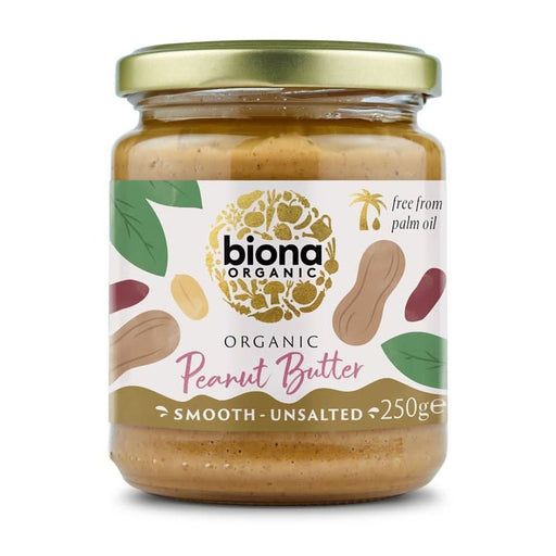 Biona Peanut Butter Smooth No Salt 250g