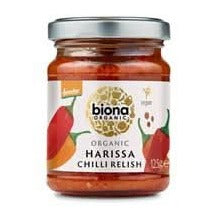 Biona Organic Harissa Chilli Relish 125g