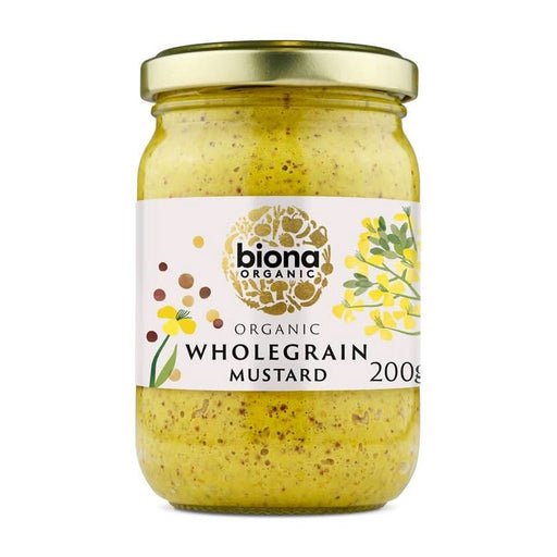 Biona Wholegrain Mustard Organic 200g