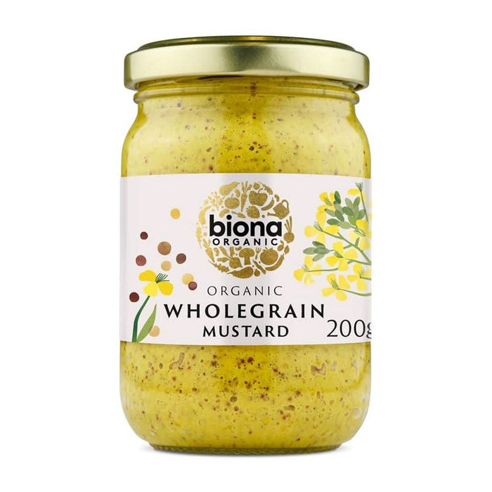 Biona Wholegrain Mustard Organic 200g