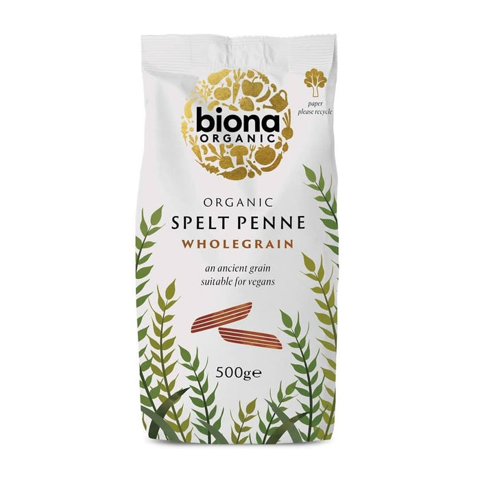 Biona Organic Wholemeal Spelt Penne 500g
