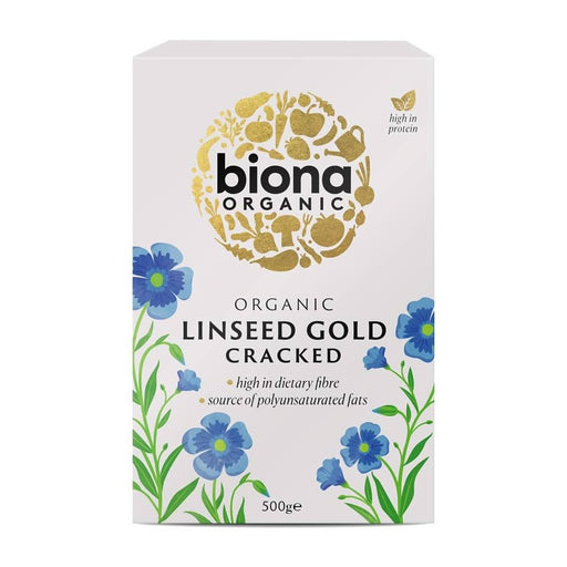 Biona Organic Cracked Linseed Gold 500g