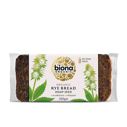 Biona Rye Bread Hemp Seed 500g