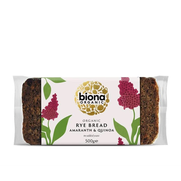 Biona Organic Amaranth Quinoa Rye Bread 500g