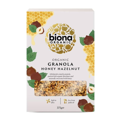 Biona Organic Honey Hazel Granola 375g