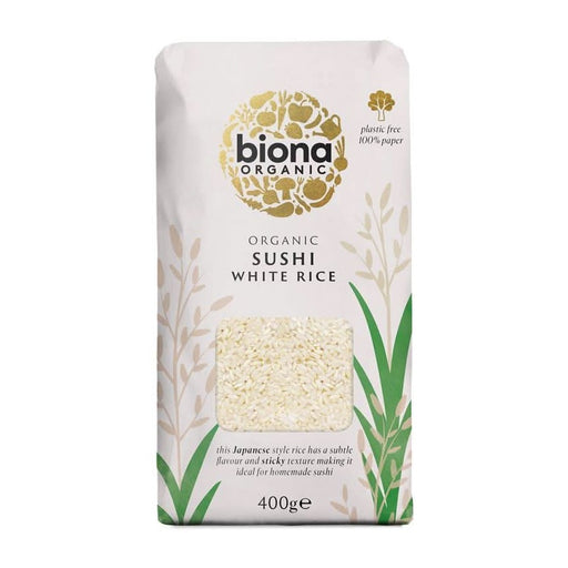 Biona Organic Sushi Rice White 400g