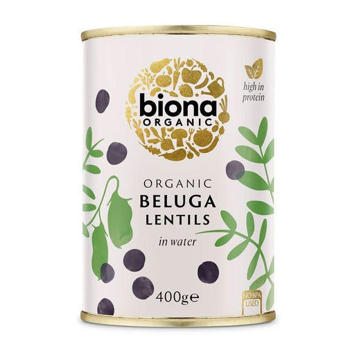 Biona Organic Black Beluga Lentils 400g
