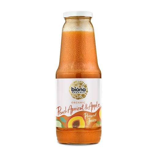 Biona Peach, Apricot & Apple Juice 1L