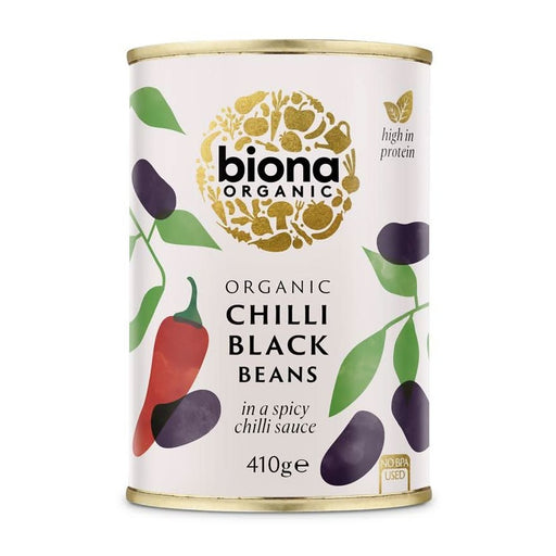 Biona Chilli Black Beans Organic 400g