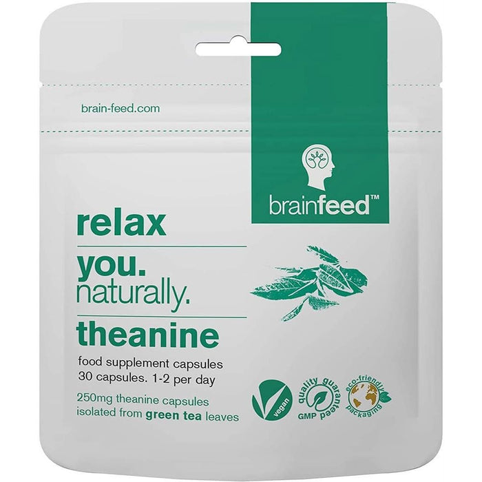 Brain Feed Relax - Natural Theanine 30 Capsules