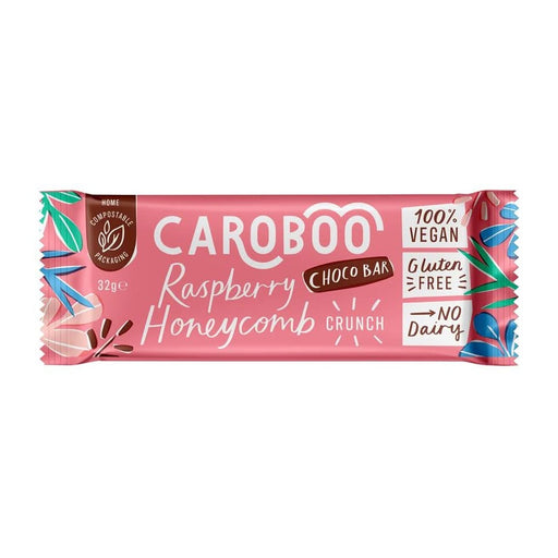Caroboo Raspberry & Honeycomb Bar 32g