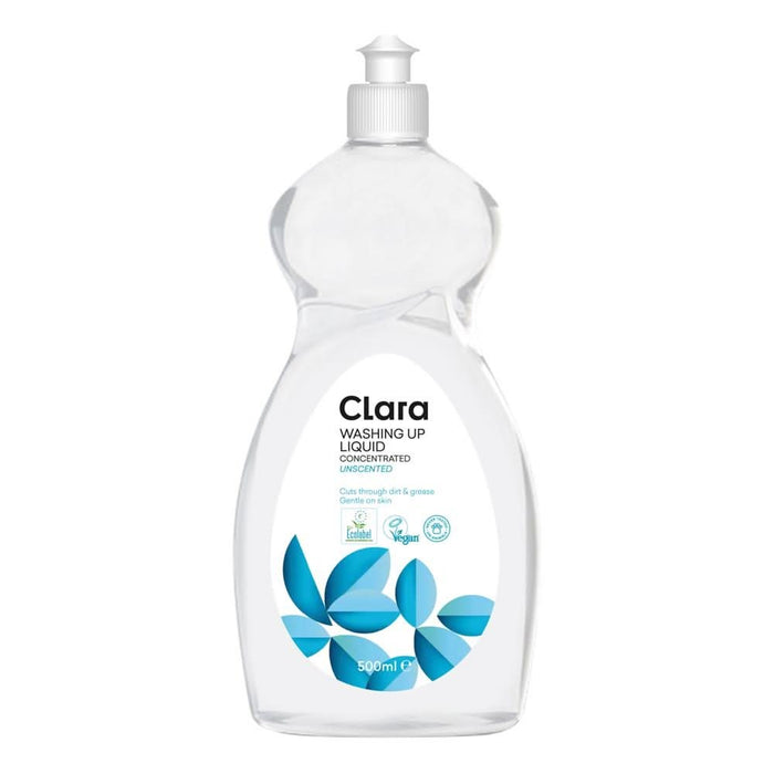 Clara Washing Up Liquid Unscented 500ml