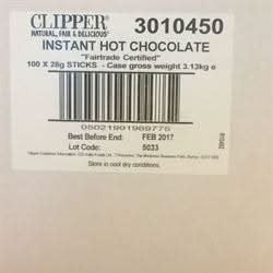 Clipper Hot Choc 100 Sachets
