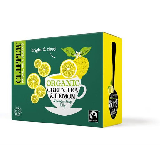 Clipper Organic Green & Lemon Tea 80 Bags