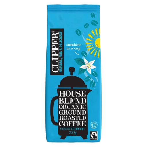Clipper House Blend Coffee Organic Roast & Ground 227g