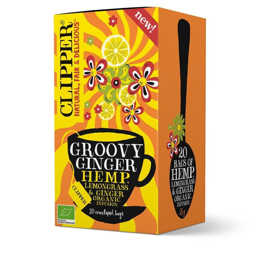 Clipper Groovy Ginger Hemp Infusion Tea 20 Bags