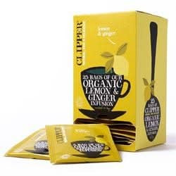 Clipper Org Lemon & Ginger Tea 25 Bags