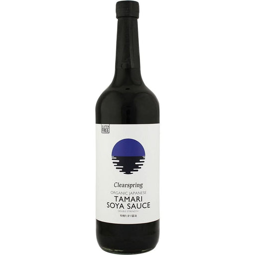 Clearspring Organic Japanese Yaemon Tamari Soya Sauce Double Strength 1L
