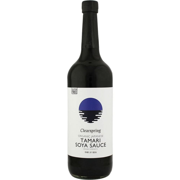Clearspring Organic Japanese Yaemon Tamari Soya Sauce Double Strength 1L