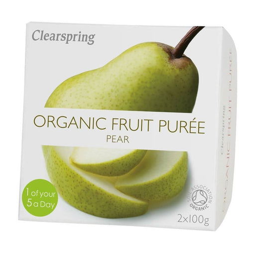 Clearspring Fruit Puree Pear 2 X 100g