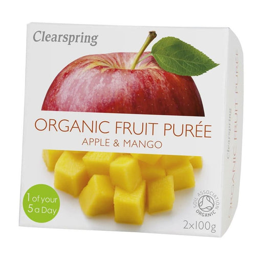 Clearspring Fruit Puree Apple & Mango 2 X 100g