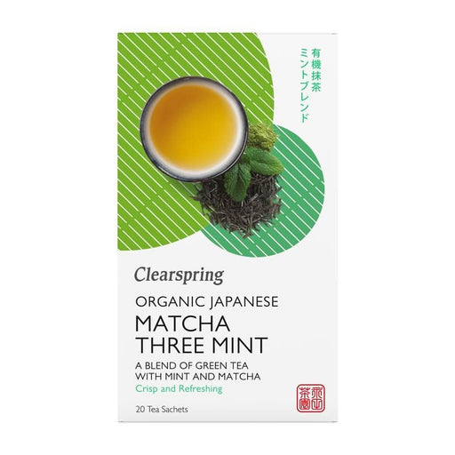Clearspring Organic Matcha Three mint 20 Bags