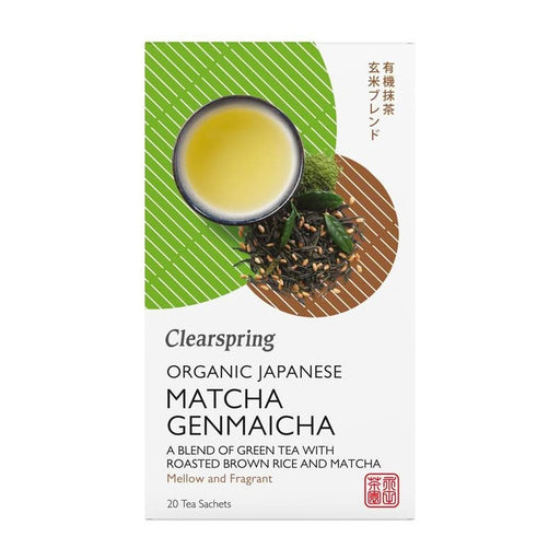 Clearspring Organic Jap Matcha Genmaicha 20 Bags