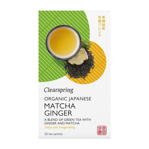 Clearspring Organic Jap Matcha Ginger 20 Bags