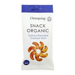 Clearspring Tamari Roasted Cashew Nuts 30g