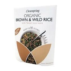 Clearspring Organic Brown & Wild Rice & Tamari 250g