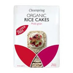 Clearspring Organic 3-Grains thin Rice Cakes 130g