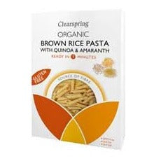 Clearspring Organic GF Brn Rice Pasta w/Quinoa 250g