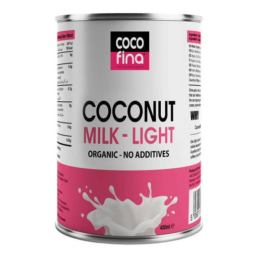 Cocofina Organic Coconut Milk Light 400ml