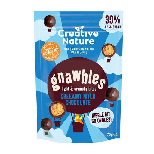 Creative Nature Gnawbles Creamy Mylk Chocolate 75g