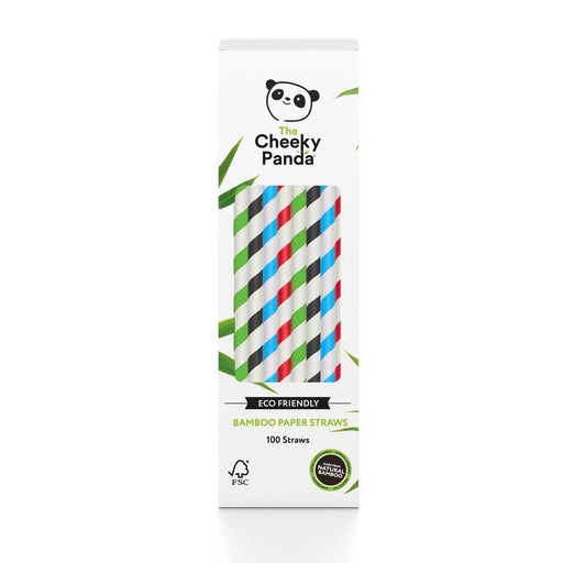 Cheeky Panda Bamboo Straws - Multicoloured 100 Straws