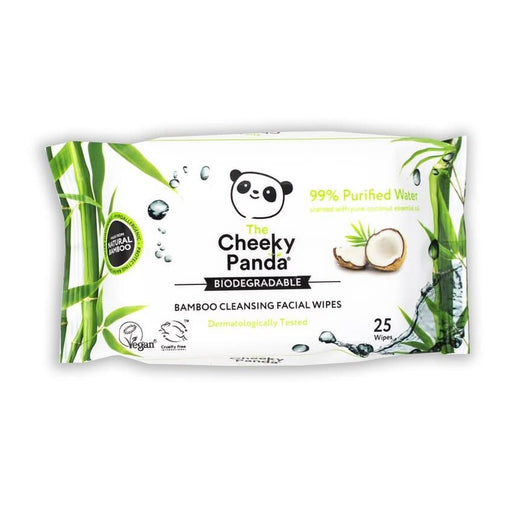 Cheeky Panda Bamboo Facial Wipes Coconut 25 Wipes