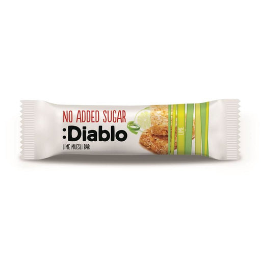 Diablo Sugar Free Lime Muesli Bar 30g