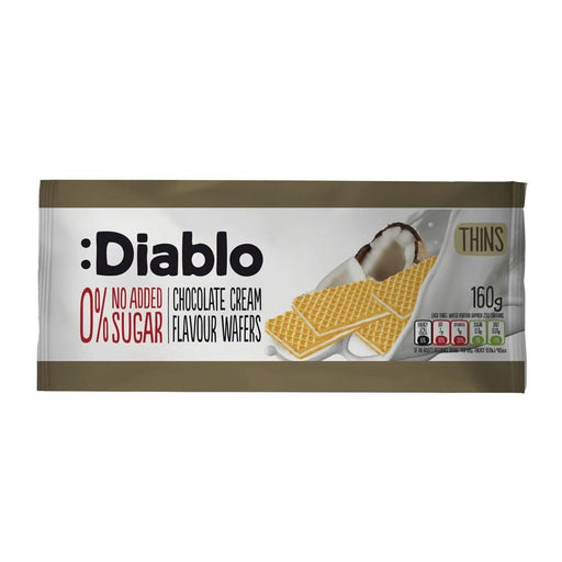 Diablo Sugar Free Coconut Cream Wafers 160g