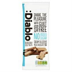 Diablo Sugar Free Milk Chocolate Wafers 100g