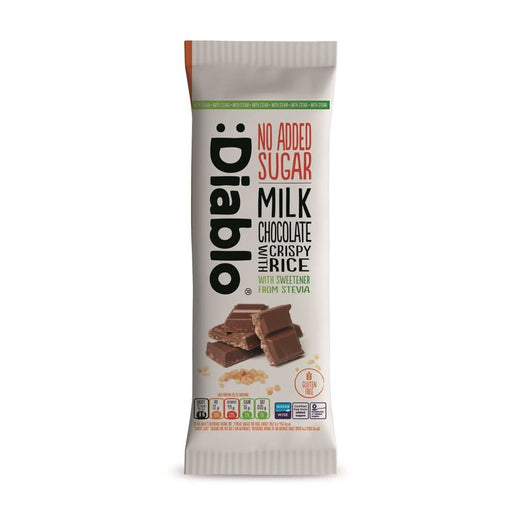 Diablo Sugar Free Milk Choc with Crispy Rice 75g