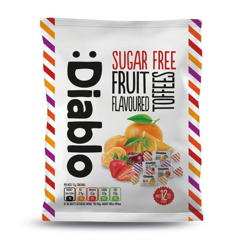 Diablo Sugar Free Fruit Flavour Toffees 75g