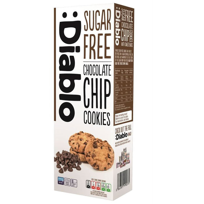 Diablo Sugar Free Chocolate Chip Cookies 130g